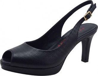 Sacha London Womens Special Sling-Back Sandal In Black