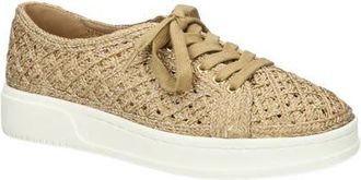 Bella Vita Abagale Lace Platform Sneaker in Gold Raffia at Nordstrom, Size 9.5