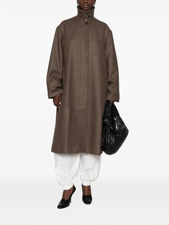 STUDIO NICHOLSON Ria Loden Coat - Brown