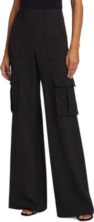Veronica Beard Pre-Loved Saul Cargo Pants In Black