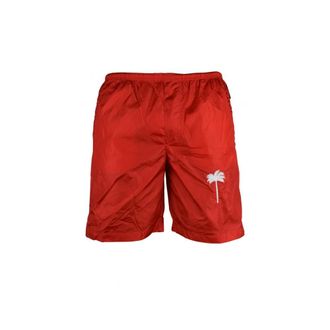 Palm Angels Hombre, Trajes de ba&ntilde;o, Rojo, Talla: S