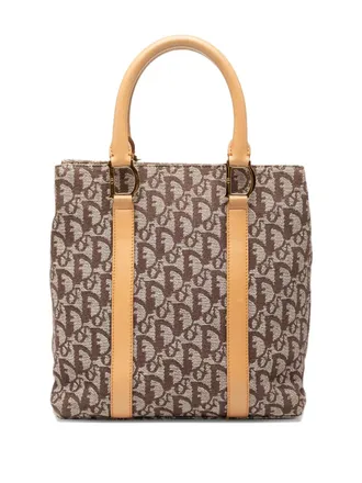Dior 2011 Diorissimo Trotter Canvas tote bag - Bruin