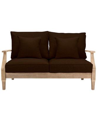 Safavieh Couture Martinique Wood Patio Loveseat