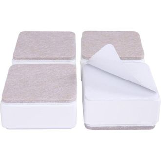 Elle Elevador De Muebles De Acero Al Carbono De 3 Cm De Altura, Elevador De Cama De Acero Al Carbono De 6 Cm De Altura, Elevador De Muebles Cuadrado Blanco