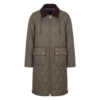 Barbour Osbourne Quilted Jacket - - Jackets - Donna - Verde - S