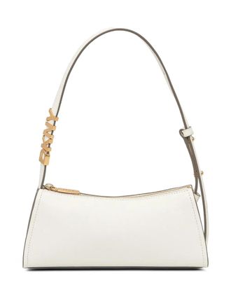 DKNY Avril logo zip tote bag - White