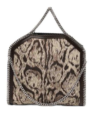 Stella McCartney Falabella Chain Animal-Print Shoulder Bag