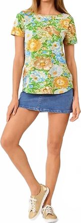 Lilly Pulitzer Key West Top In Rutabaga Sympeony
