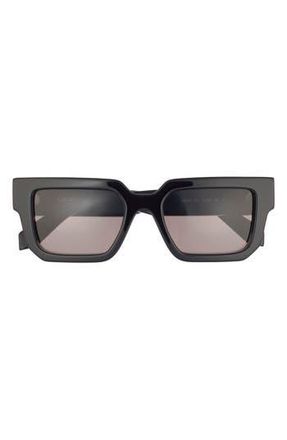 Off-white 52mm Square Sunglasses in Black Dark Grey at Nordstrom Rack