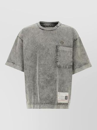 Miharayasuhiro oversize cotton t shirt crew neck pocket