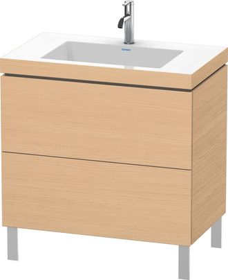 Duravit Duravit L-cube Conjunto En C Vertical, 2 Cajones, Sin Rebosadero