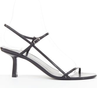 The Row Bare minimalist slim straps spool heel sandals