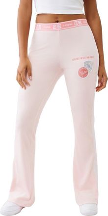 True Religion Velour Bootcut Track Pants in Marys Rose at Nordstrom, Size Xx-Large