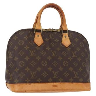 Louis Vuitton Pre-owned Handbags, female, Brown, Size: ONE SIZE Pre-owned Canvas Handbag