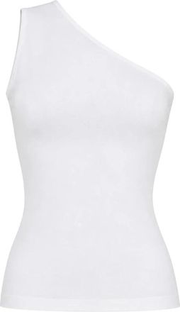 Norma Kamali Mouwloze Top - Dames - Tops zonder mouwen - Wit - S - Polyester - Tops