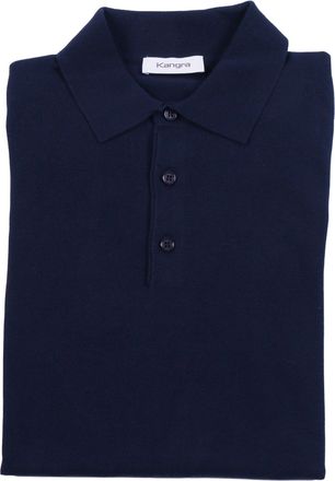 Kangra Cashmere Polo Con Bottoni Rasata Calata