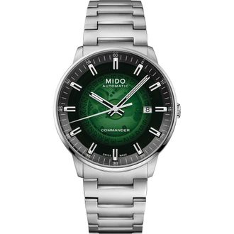 Mido Commander Gradient Automatic Green Bracelet Watch, 40mm at Nordstrom