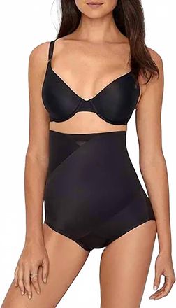 TC Fine Intimates Tummy Tux High Waist Brief Panty In Black
