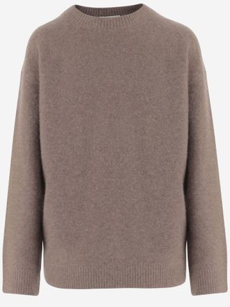 Vince Womens Cashmere Sweater Beige