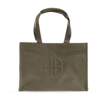 Anine Bing Tote Bags, female, Green, Size: ONE SIZE Lara Shopper Bag