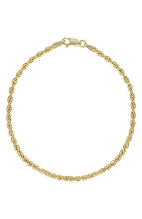 Bony Levy Mens 14K Gold Rope Chain Bracelet in 14K Yellow Gold at Nordstrom, Size 8