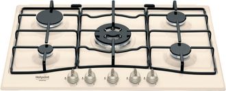 OEM Hotpoint Ariston Piano Cottura A Gas Pcn 750 T (ow) R /ha. Colore Del Prodotto: Avorio, Posizionamento Dellapparecchio: Da Incasso, Dimensione Della L