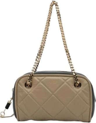 Burberry Pre-owned Quilted Shoulder Bag - Dames - Vintage Schoudertas - Bruin - ONE Size - Leer - Vintage
