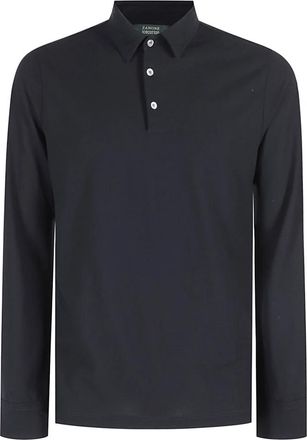 Zanone Ice Cotton Polo Shirt - Heren - Polos - Blauw - 3XL - Katoen - Tops