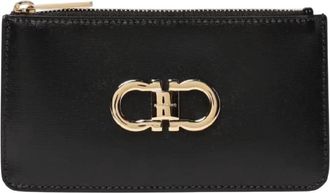 Ferragamo Gancini Leather Card Holder