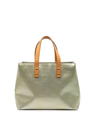 Louis Vuitton Borsa a mano Reade PM in pelle Vernis con monogramma 2001 - Grigio