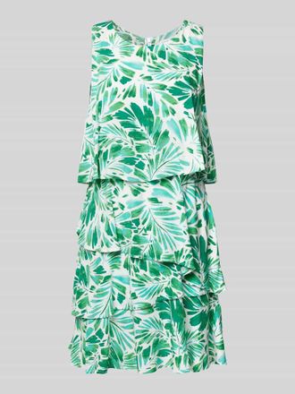 Apricot Minikleid im Stufen-Look aus LENZING ECOVERO Fasern in Hellgruen, Gr&ouml;&szlig;e XL