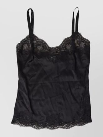 Dolce & Gabbana silk lace camisole top