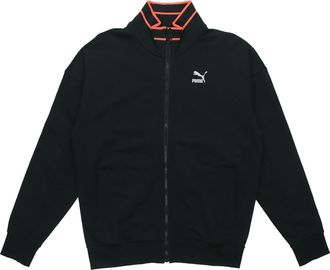 Puma TFS Stand Collar Zipper Casual Sports Black 597343-01