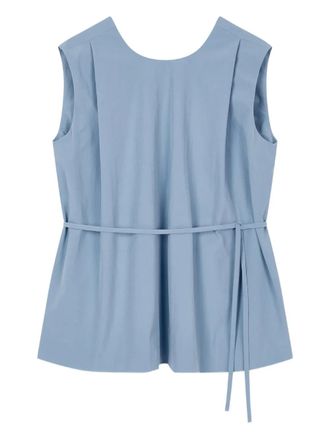 STUDIO TOMBOY twisted pleated blouse - Blue