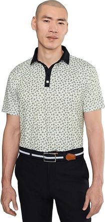 Black Clover Lucky Smash Polo Mens Clothing Vanilla/Black : 2XL, Polyester/Spandex
