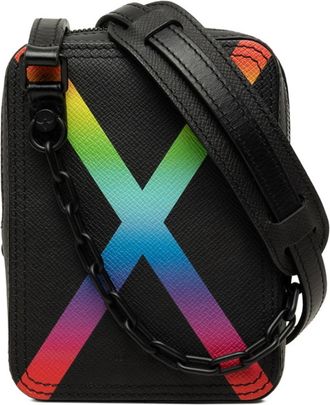 Louis Vuitton Black Multi-Color Noir Leather Shoulder Bag (Pre-Owned)