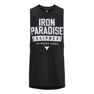Under Armour Project Rock Iron Paradise Tank Black 1377290-001