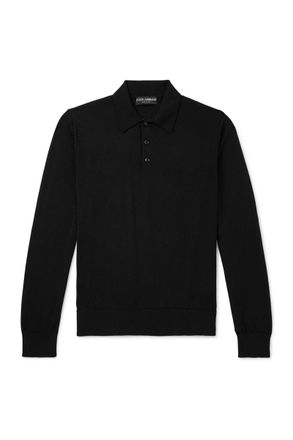 Dolce & Gabbana Cashmere Polo Shirt