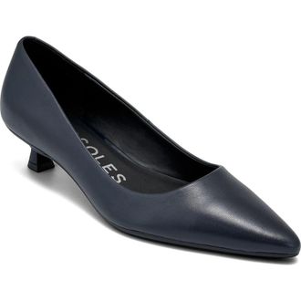 Aerosoles Rana Kitten Heel Pump in Navy at Nordstrom, Size 6.5