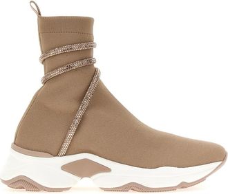 Rene Caovilla Beige Cleo Running Sneakers
