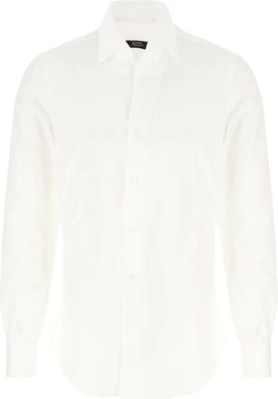 Barba Overhemden, Heren, Wit, M, Stijlvolle Overhemden Collectie