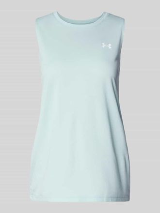Under Armour Tanktop mit Rundhalsausschnitt und Logo in Mint, Gr&ouml;&szlig;e XL