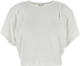 Isabel Marant White Linen Kyanza T Shirt