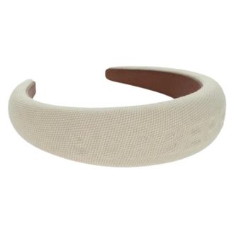 Burberry Accessorio per capelli in tela Pre-owned - - Pre-owned - Donna - Bianco - ONE SIZE