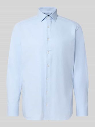 Olymp Modern Fit Businesshemd aus Baumwoll-Mix in Bleu, Gr&ouml;&szlig;e 40