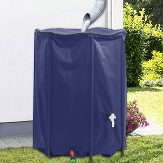 vidaXL Dep&oacute;sito De Agua Plegable Con Grifo Pvc 1350 L Vidaxl