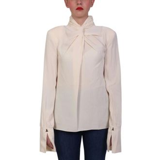 Patrizia Pepe Mujer, Blusas y Camisas, Beige, Talla: S