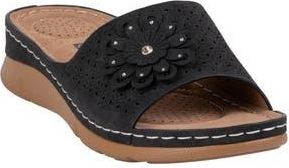 Good Choice Shoes Gabbie Slide Sandal in Black at Nordstrom Rack, Size 8.5