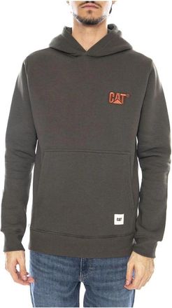 CAT Logo Hoodie - Heren - Hoodies - Groen - M - Katoen - Hoodies & sweatvesten