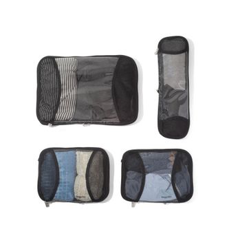 Baggallini Womens Compression Packing Cube 4 Piece Set